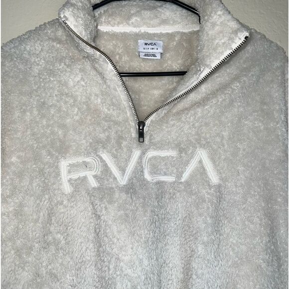 LIKE NEW WOMEN'S RELAXED RVCA FLEECE- size SMALL - Picture 11 of 12